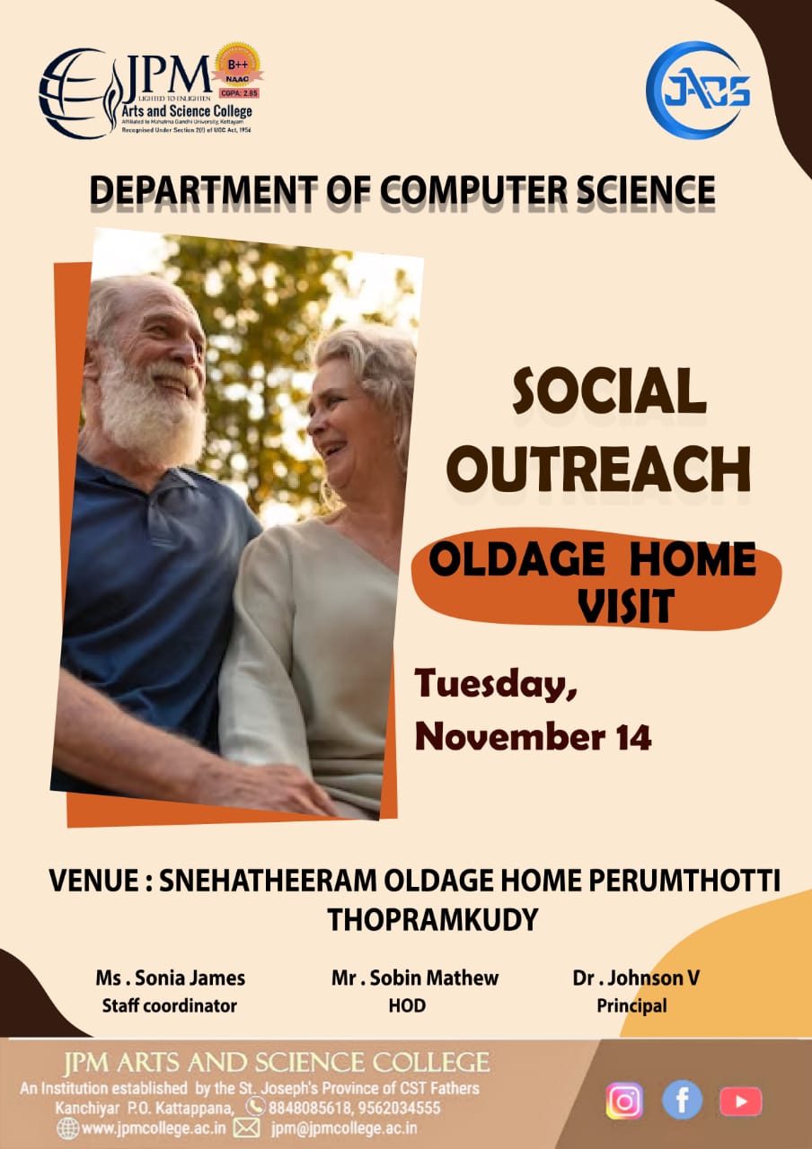 SOCIAL OUTREACH OLDAGE HOME VISIT